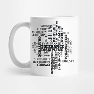 Values, important teaching Mug